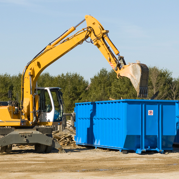 is there a minimum or maximum amount of waste i can put in a residential dumpster in Bethune South Carolina